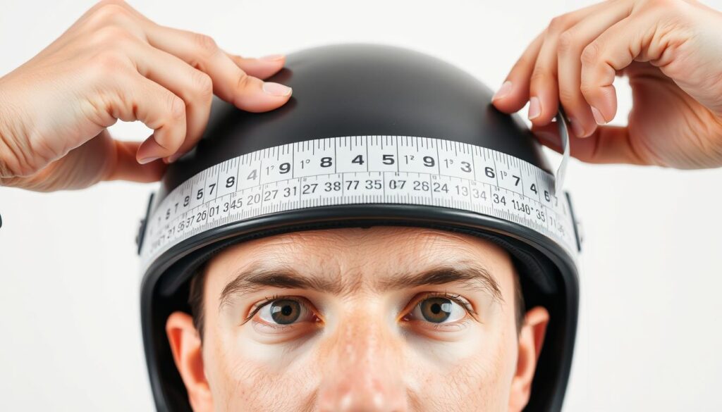 measuring head for helmet size measuring head for helmet size