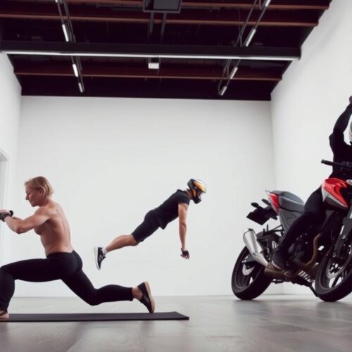 Stay Fit to Ride: Simple Exercises and Stretches for Long-Distance Motorcycle Riders