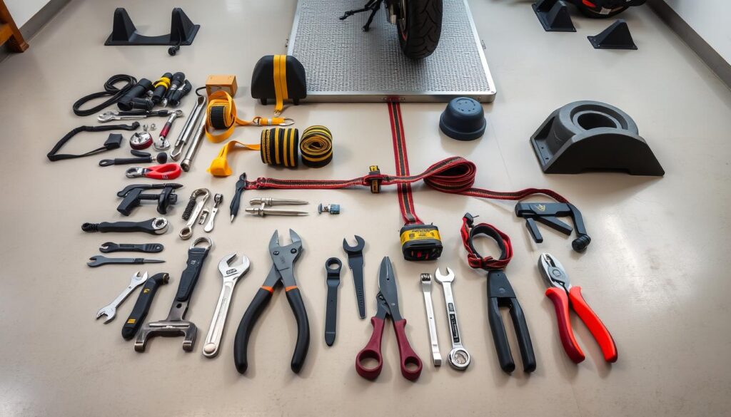 motorcycle transport tools