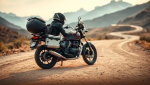 motorcycle travel with gear