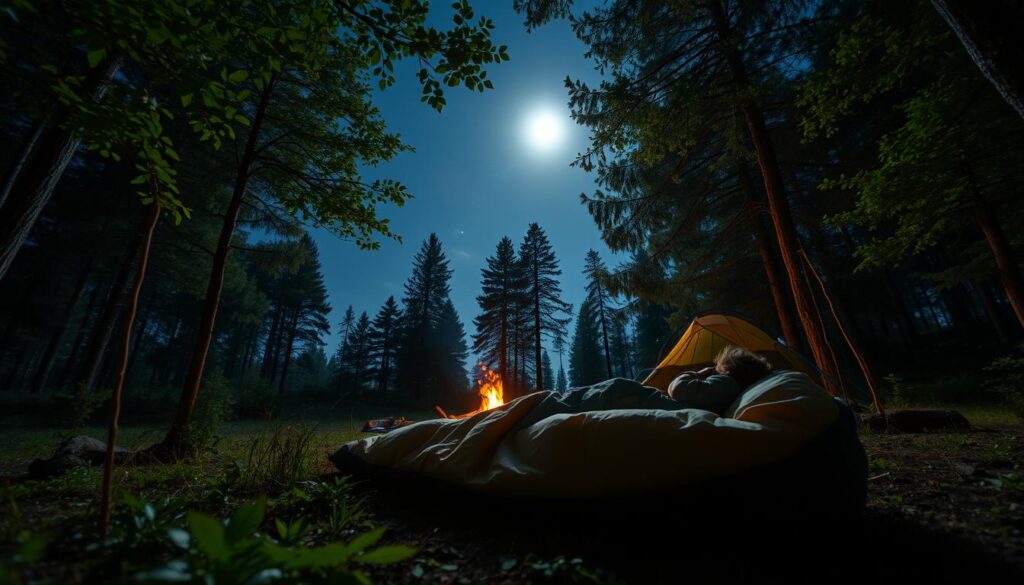sleeping safety outdoors