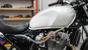clean motorcycle fuel system
