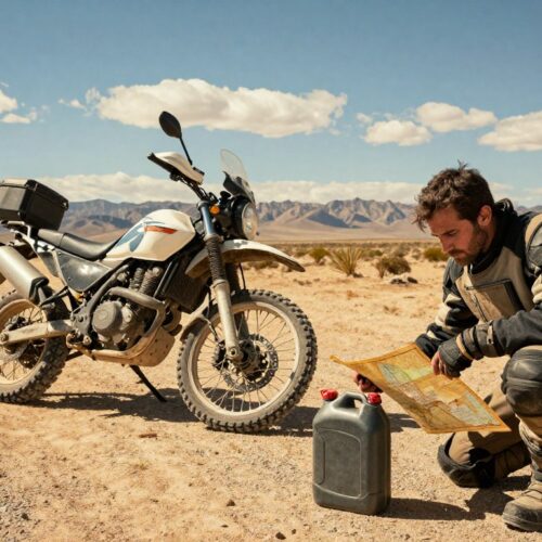 How to Manage Fuel and Find Gas on Remote Motorcycle Trips
