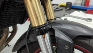 motorcycle fork seal leak