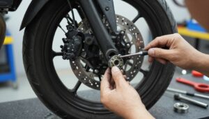 motorcycle wheel bearing replacement
